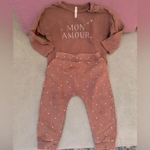 Rylee and Cru Mon Amour Heart Set 12-18M